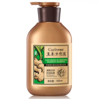 500ml Herbal Ginger Mud Ginger Shampoo Oil Control Dandruff Shampoo After Dyeing Color Protection Moisturizing Improve Itching