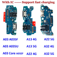 NEW USB Charging Port Plug Socket Board Flex Cable Connector Parts For Samsung A33 A035F A035U A01 A03 Core A13 A22 A32 4G 5G