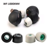 3 Pairs Memory Foam Ear Tips for Sony WF-1000XM4 TWS Earbuds Noise Reduction Anti-slip Ear Plugs for WF1000XM3 Wireless Earphone