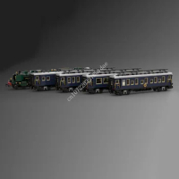 EST Serie 13 Orient Express Locomotive &amp; Orient Express wagon Model MOC Building Blocks DIY Assemble Bricks Display Toys Gifts