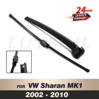 Wiper Rear Wiper Blade &amp; Arm Set Kit Fit For VW Sharan MK1 2002-2010 2003 2004 2005 2006 2007 Windshield Windscreen Rear Window