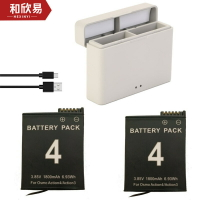 適用DJI大疆 osmo Action4/3電池/充電器 雙充快充/2電一充套裝【Snowbelle優選】