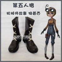Anime Tracy Reznik Identity V Cosplay Shoes Comic Halloween Carnival Cosplay Costume Prop Cosplay Men Boots Cos Cosplay