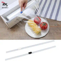 33cm Home Plastic Wrap Dispensers And Foil Film Cutter Food Cling Film Cutter Stretch Tite Plastic Wrap Dispenser With Cutting