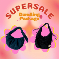 BUNDLING PACKAGE  - Tas wanita  RUBY + HOBO HITAM ELNOYA - LIMITED STOCK Selempang