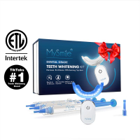Bộ làm trắng răng MySmile Pro với đèn LED 28x 22% Carbamide Peroxide quà tặng chăm sóc răng miệng ch