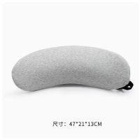 護腰枕腰墊【陞級款針織淺灰(記憶棉枕芯)】