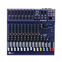 SUM-HE12 Professional 12 Channel Digital Mixer Console USB DSP Audio Multi-Purpose Audio Mixer For Stage