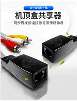 美琪數字電視機頂盒共享器 IR AV轉單網線 音視頻傳RJ45