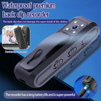 High-definition action camera, clip-on law enforcement recorder, card-insert video and audio recorde