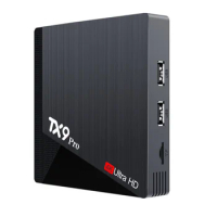 TX9 Pro Android 10.0 Set Top Box 4K HD Dual Brand 2.4G 5.8G WiFi Media Player AIIwinner H313 Smart TV Box EU Plug