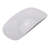Bluetooth Wireless Magic Mouse Silent Rechargeable Computer Mouse Slim Ergonomic PC Mice for Apple Macbook(White)