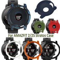 Watch Band Frame Cover for Huami AMAZFIT 2/2S Stratos Case Screen Protectors Cases Soft PC Shell for Amazfit2 Stratos Watches