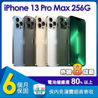【福利品】蘋果 Apple iPhone 13 Pro Max 256G 6.7吋智慧型手機 (贈充電配件組)