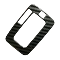 for Everest Endeavor 2015+ Carbon Fiber Stainless Steel Gear Shift Panel Cover Trim Frame Decor Accessories