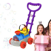 Bubble Mower Bubble Blowing Mower For Kids Beach Swimming Toys Automatic Push Toys For 3 4 5 6 7 8 Years Old Boys Girls Wedding