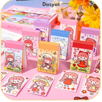 DOS Stiker Buku Mini 24 Lembar Sticker Note Book DIY Karakter Lucu