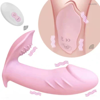 Wearable Butterfly Dildo Vibrator G Spot Sex Toys for Women 10 Speeds Clitoris Stimulator Remote Control Panties Vibrating