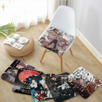 Japanese Anime Bungo Stray Dogs Cushion Mat Nordic Printing Chair Cushion Car Seat Comfort Breathable 45x45cm Sofa Cushion