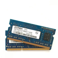 ELPIDA 4GB 8GB 1Rx8 2RX8 PC3 PC3L 12800S DDR3 1600Mhz 4G 8G Laptop Memory Notebook Module SODIMM RAM