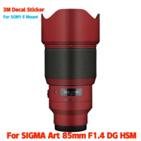 Art 85 F1.4 DG HSM Anti-Scratch Lens Sticker Protective Film Body Protector Skin For SIGMA Art 85mm F1.4 DG HSM for SONY E Mount