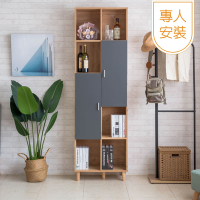 TZUMii專人組裝-洛克十格二門櫃/書櫃/收納櫃/置物櫃/展示櫃/免組裝