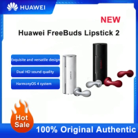 Huawei FreeBuds Lipstick 2 Headphone Original High Resolution Sound Air-Like Comfort Open-Fit Active Noise Cancellation 2.0 Red