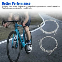 2020 new sale Mountain Bicycle Road Bike Gear Brake Cable Inner Outer Housing Front &amp; Rear Set