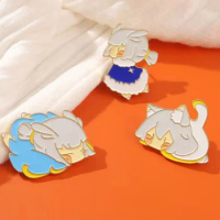 Custom Anime Game Sky Children of Light Enamel Pin Shiratori Kaka Badges Cloak Metal Backpack Decorative Jewelry Gifts Wholesale