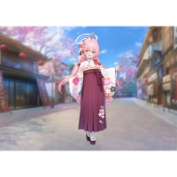 Mô hình Standee Hoshino Lưu Trữ Xanh (Blue Archive) Chủ đề Năm mới
