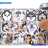 20/30/50Pieces Cute Animals Cartoon Funny Husky Dog Stickers for Phone Scrapbook Luggage Skateboard Bike Car Laptop Sticker Toys