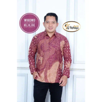 WIBOWO BAJU BATIK PRIA LENGAN PANJANG