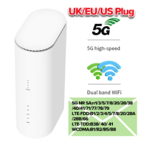 Wifi6 5G Wireless Router Wifi Repeater Extend Gigabit LAN with SIM Card Slot 1800Mbps 2.4G+5.8G Mobile Hotspot Wireless Modem