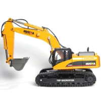 Mainan Edukasi RC Excavator Big FULL Metal 1/14 23Ch ( 1580 ) CAT 580