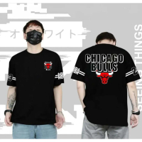 BAJUKAOS T-SHIRT CHICAGO BULLS/ATASAN PRAI WANITA TRENDY 2024/KAOS VIRAL TERLARIS/KAOS BERMOTIF SABL