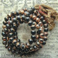 108 Beads Rosary, Black Jade Rosary, 11 mm and 14 mm Beads Rosary, Shothi Gemstone Glass Rosary, Kru