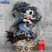 57cm Anime One Piece Fifth Gear Nikkah Luffy Vs Kaido Luffy In Fifth Gear Collection Luminous Figures Model Ornament Large Gift