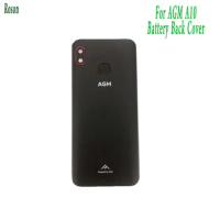 New Original For AGM A10 5.7‘’ IP68 Cell Phone Back Battery Housings Dock Case Cover With Fingerprint Sensor Button Camera Lens
