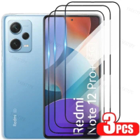 3PCS Tempered Glass For Xiaomi Redmi Note 12 Pro Plus 5G Note12 Pro Speed Note 12 Turbo Redmi Note12 4G Screen Protector