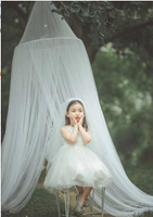 攝影道具兒童外景蚊帳吊掛圓頂蚊帳婚紗兒童寶寶嬰兒通用簡約蚊帳