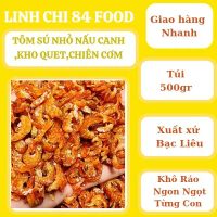 TÔM SÚ THIÊN NHIÊN SIZE NHỎ (SIZE NHỎ XÍU )NGON NGỌT KHÔ RÁO (LINH CHI 84 FOOD) Snack