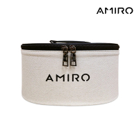 【AMIRO】大容量圓筒化妝包(手提/便攜/收納/化妝箱)