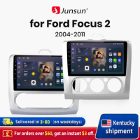 Junsun V1 AI Voice Wireless CarPlay Android Auto Radio for Ford Focus 2 3 Mk2 Mk3 2004-2011 4G Car Multimedia GPS 2din autoradio