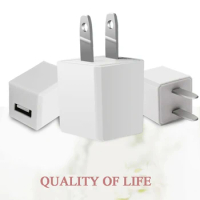 100pcs 5V 1A Mobile Phone USB Fast Charger head Quick charge US Plug Travel Wall Adapter for Android For iph