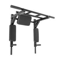 Superior Details Multi-functional Wall Mounted Pull Up Bar Dip Station Pull Bar Chin up Bars
