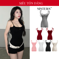 Jumpsuit hai dây hở lưng nữ, dáng ôm thời trang gợi cảm, cá tính nhiều màu tôn da Joella SIS-CLUB| S