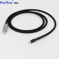Monosaudio USB Type C Cable HiFi USB B To C Audio Data Cable For DAC Mobile Tablet