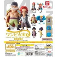 Bandai Original 6Pcs Gashapon ONPEI NO MI 4 Shanks Marco Action Figure Toys For Kids Gift Collectible Model Ornaments