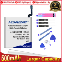 HSABAT 0 Cycle 500mAh Watch Battery for Apple Watch Series 5 40mm 44mm A2277 A2181 Replacement Accumulator