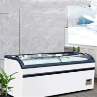 Horizontal Freezer Commercial Refrigeration Tool Supermarket Chest Refrigerator And Freezer